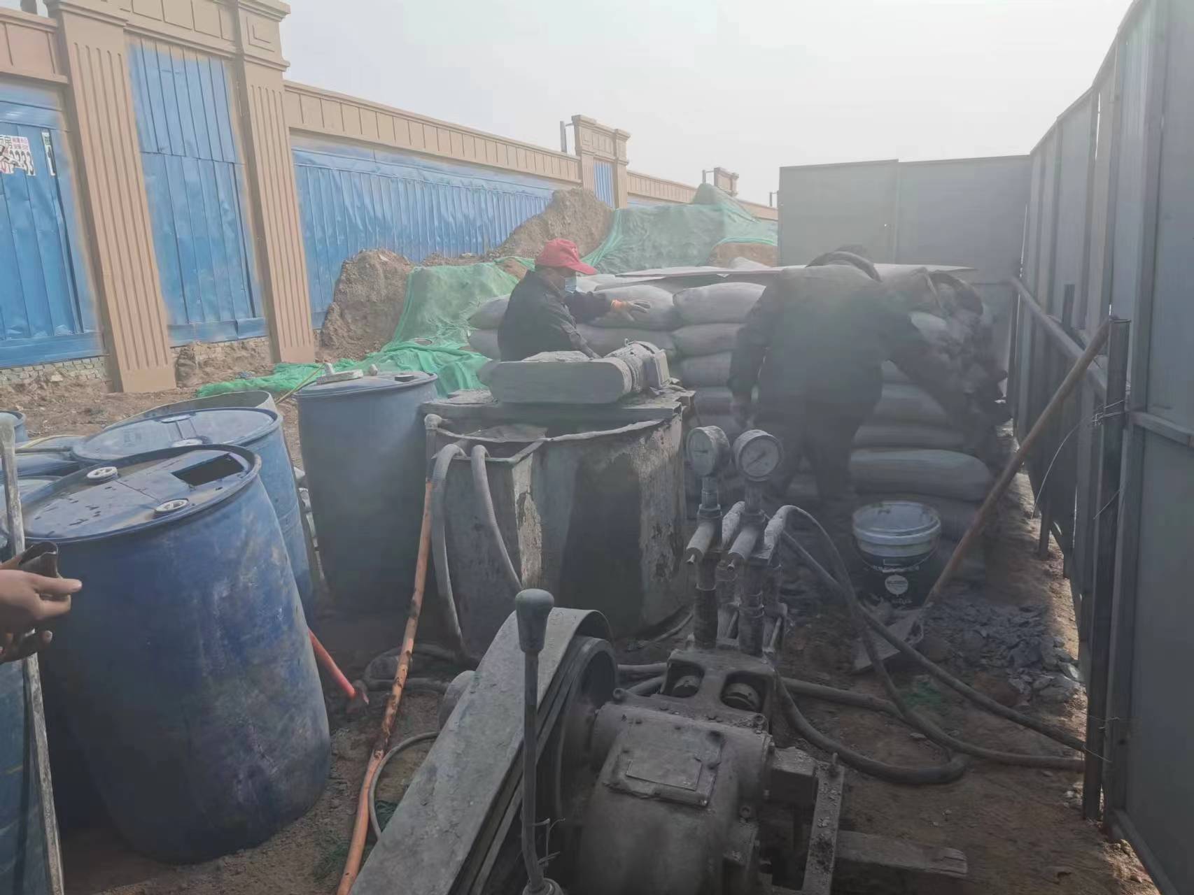 苏仙房屋下沉注浆